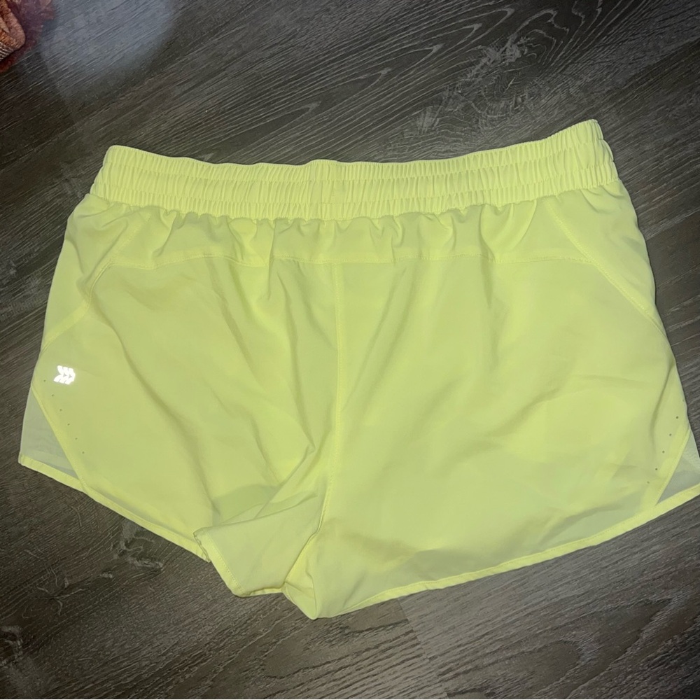 All in Motion Neon Yellow Athletic Shorts